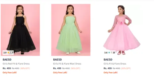Image of Flat 90% Discount on Girl Party Wear 