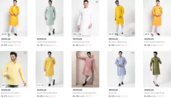 Flat 90% off on mens kurta