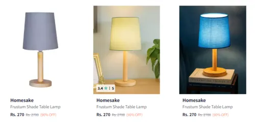 Image of Flat 90% Discount on Homesake Tablelamps