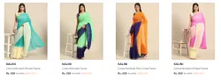 Flat 90% Discount on Kalini Womens Saree