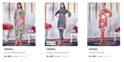 Flat 90% Discount on PRENEA Kurti Set