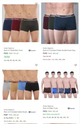 Flat 50% off on Dollar Mens Briefs And Trunks