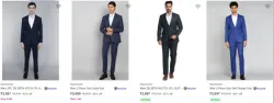 Flat 63% Off Raymond Mens Readymade Suits 