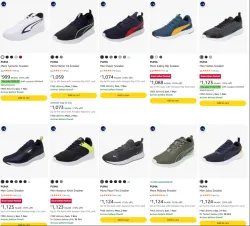 Flat 75% off on puma sneaker | starts @ ₹999