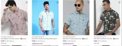 Flat 80% Off The Indian Garage Co Mens Casual Shirts