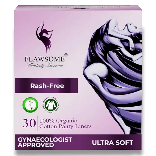 Image of Flawsome Organic Cotton Panty Liners (30 Pack)