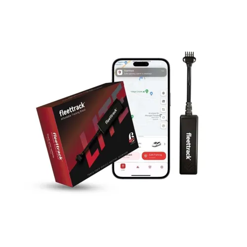 Image of Fleettrack 4G Lite GPS Tracking Device with 1 Year Free App Wired Tracker for Car,