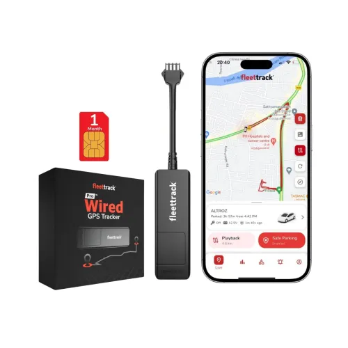 Image of Fleettrack Pro Wired GPS Tracker for Car