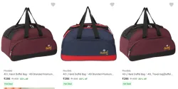 Flexible Duffel Bags @ Starting ₹298
