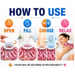 Flexible Hot and Cold Water Bag 9 Inch with Secure Cap