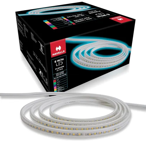 Image of Flexion LED AC Rope 96DStrip RED IP65