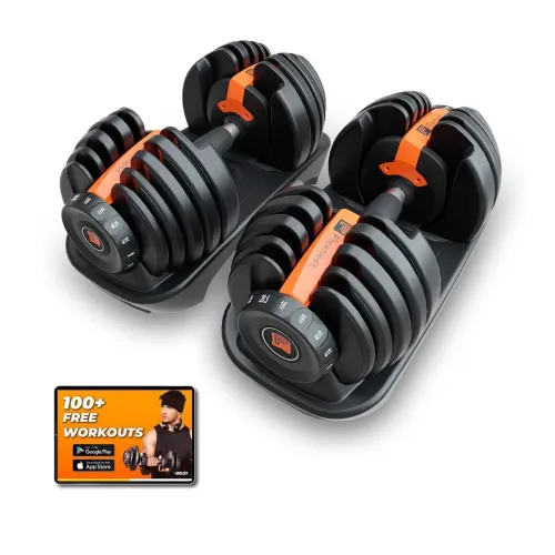 Image of Flexnest Adjustable Iron Dumbbells Set, Designed-in-Germany