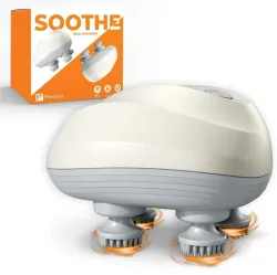 Flexnest Soothe Scalp Massager 96 Silicon Kneading Points Scalp, Body & Head Massager for Hair Growth Massager (White, Grey)