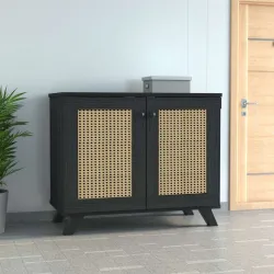 Flipkart Arista Shoe Rack (3 Shelves, Engineered Wood, Lemon Oak & Ivory)