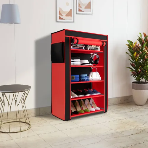 Image of Flipkart Perfect Homes 5-Shelf DIY Shoe Stand
