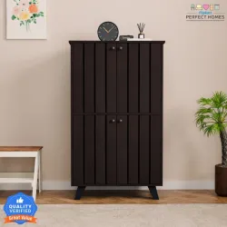 Flipkart Perfect Homes Cole Engineered Wood Shoe Rack