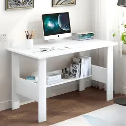 Flipkart Perfect Homes Engineered Wood Multipurpose Table White