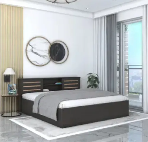 Image of Flipkart Perfect Homes Queen Box Bed