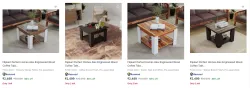 Flipkart Perfect Homes Coffee Tables upto 88% Discount