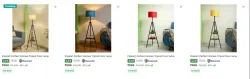 Flipkart Perfect Homes Floor Lamps at minimum 80% Discount