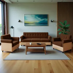 Flipkart Perfect Homes Rapid Jute Fabric Sofa Set (DIY)