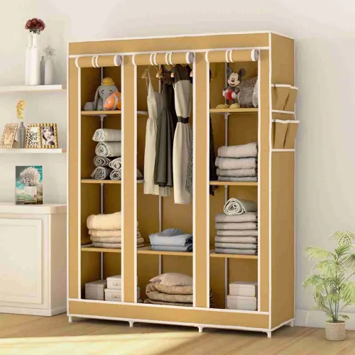 Image of Flipkart Perfect Homes Studio 3 Door Collapsible Wardrobe