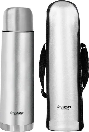 Image of Flipkart SmartBuy Flip Style 1000 ml Steel Flask (Pack of 1, Silver)