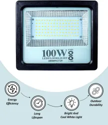 Flipkart SmartBuy 100W BIS Approved PC Body LED Flood Halogen Light With 2 Year