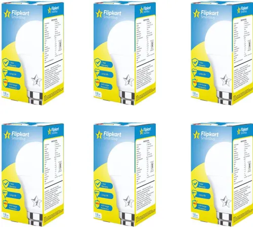 Image of Flipkart SmartBuy 18 W LED Bulb Pack of 6