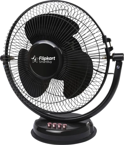 Image of Flipkart SmartBuy Atomic Table Fan (300mm, Charcoal Grey)
