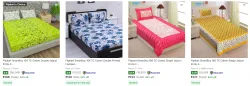 Flipkart Smartbuy Bedsheets at minimum 80% Discount