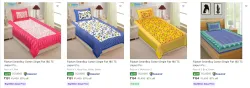 Flipkart Smartbuy Bedsheets upto 87% Discount