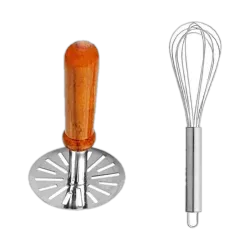 Flipkart SmartBuy Combo Pack Kitchen Tool Set (Silver, Brown, Whi...more