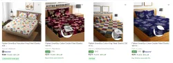 Flipkart Smartbuy Elastic Bedsheets upto 88% Discount