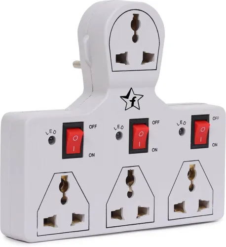 Image of Flipkart SmartBuy 4 UNIVERSAL SOCKET EXTENSION BOARD 