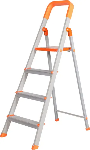 Image of Flipkart SmartBuy Heavy Duty Aluminum Step -4 Step Ladder 