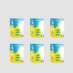 Flipkart SmartBuy 9W B22 LED Bulb White | Pack of 6