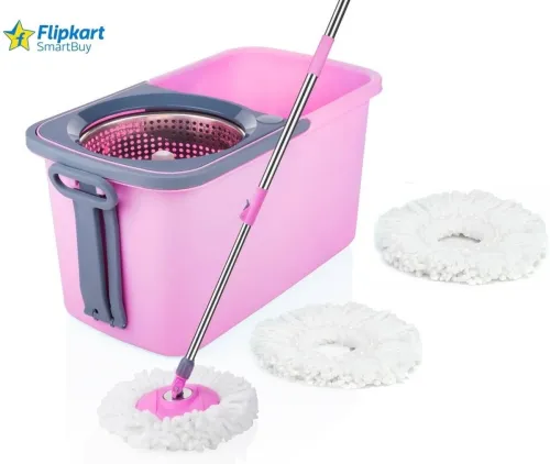 Image of Flipkart SmartBuy Mop Clean Set with 3 Microfiber Refills