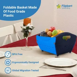 Flipkart SmartBuy Multipurpose Folding Plastic Fruit & Vegetable Basket