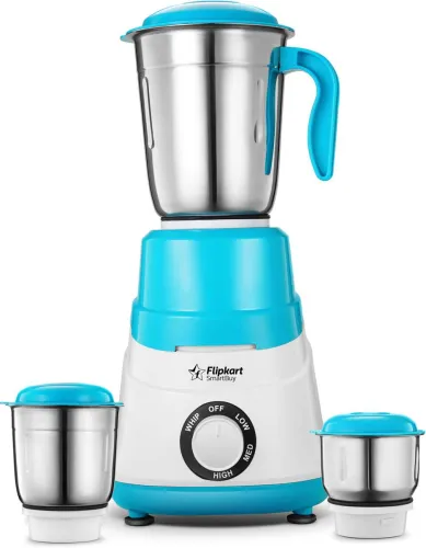 Image of Flipkart SmartBuy Pento Blue 500 W Juicer Mixer Grinder (Pento | 3 Jars | Sky Blue)