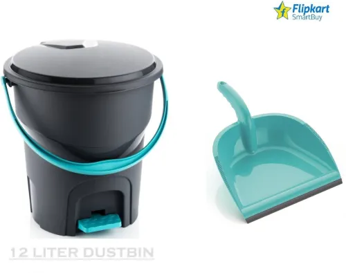 Image of Flipkart SmartBuy Plastic Dustbin Pack of 2)