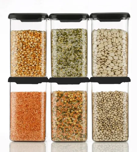 Image of Flipkart SmartBuy Plastic Grocery Container -1100 ml (PO6)