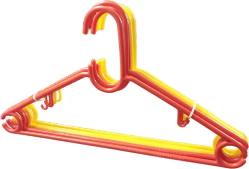 Image of Flipkart SmartBuy Plastic Shirt Pack of 6 Hangers For Shirt  (Red, Yellow)