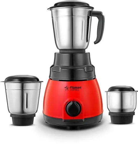 Image of Flipkart SmartBuy Redzo 500 W Juicer Mixer Grinder (Redzo | 3 Jars | Red)