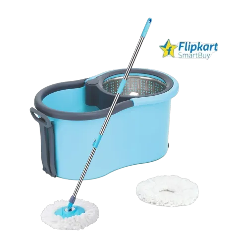 Image of Flipkart SmartBuy SPRINKLER MICROFIBER REFILLS BLUE COLOR Mop Set