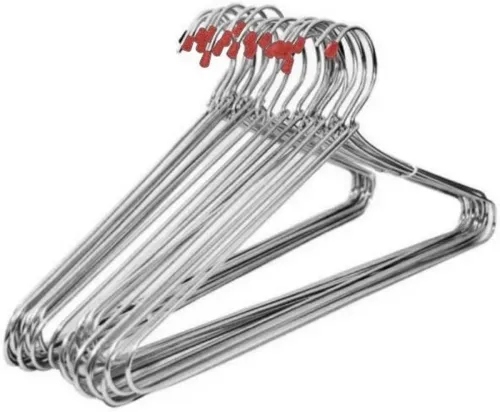Image of Flipkart SmartBuy Steel Shirt Pack of 6 Hangers 