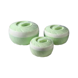 Flipkart SmartBuy Inner Stainless Steel Thermoware Casserole Set 3300ml Pack of 3