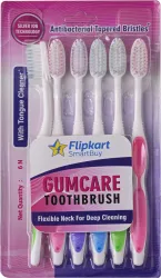 Flipkart SmartBuy Gumcare Soft Toothbrush  (Pack of 6)