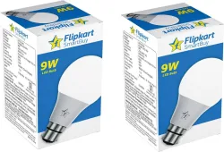 Flipkart SmartBuy 9W B22 LED Bulb (White, Pack of 2)