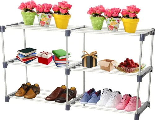 Image of Flipkart Studio Metal DIY Bookshelf – Blue Finish